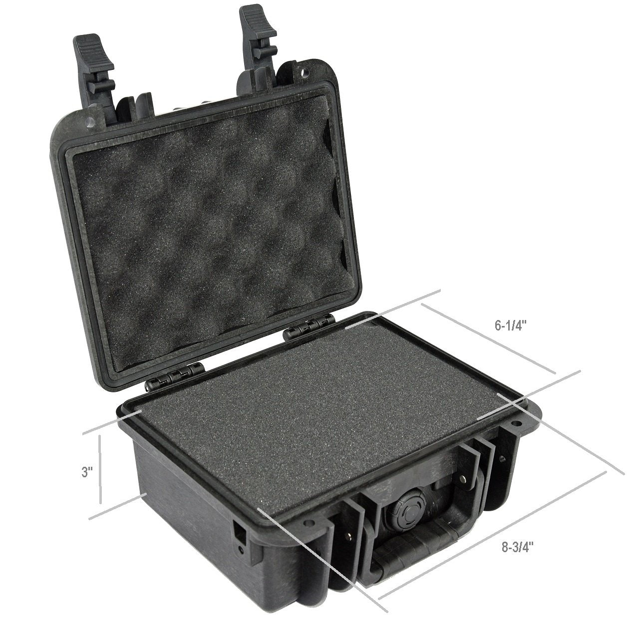 Elephant E120 Handgun Pistol Hard Case for Small to Medium Gun and Magazine Great for The Shooting Range, Safe Storage or Travel Fits Glock, Sig Sauer, Smith & Wesson M&p Under and More Under 8"