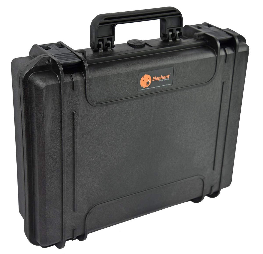 Elephant Elite EL1805 Waterproof Hard Case with Foam for Laptop, D-SLR Cameras with Lenses, Audio and Video Equipment, Guns