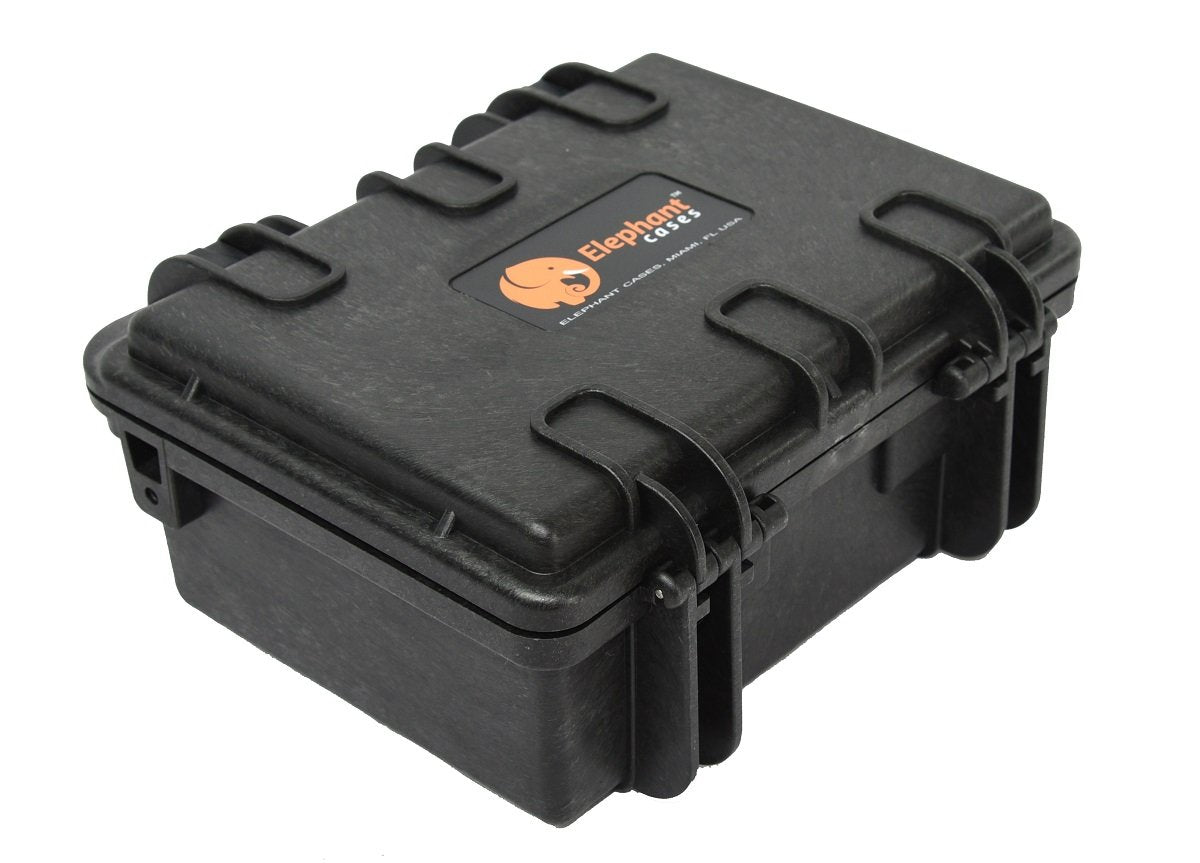 Elephant E120 Handgun Pistol Hard Case for Small to Medium Gun and Magazine Great for The Shooting Range, Safe Storage or Travel Fits Glock, Sig Sauer, Smith & Wesson M&p Under and More Under 8"