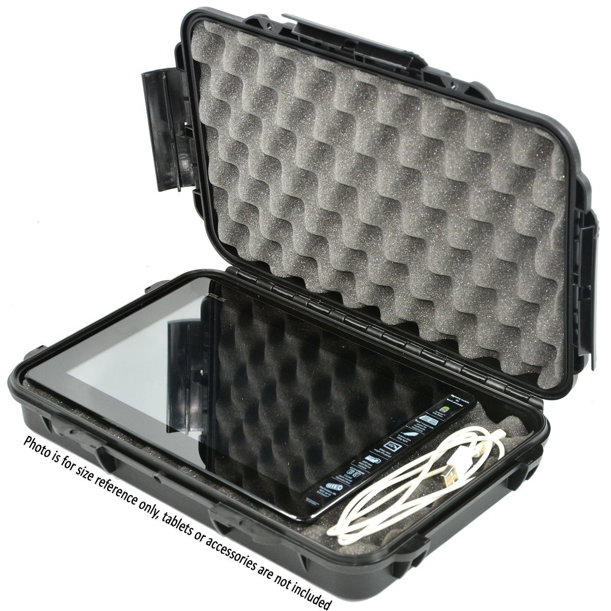 Waterproof Notebook Tablet Case Hard Case The EL012 for iPad 2/3/4, iPad air 2, Fire HD 10/8 Galaxy Tab S2 9.7/8.0 Microsoft Surface 3 or Any 11" x 7.50" or Smaller