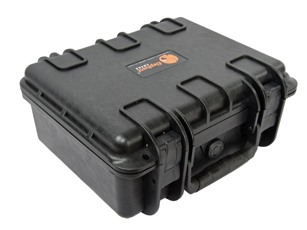 Elephant E160 Waterproof Case with Foam for Mirrorles Camera Small SLR, Professional Studio and Dj Headphone, Video and Gopro, Guns, Test and Metering Equipment Hard Plastic Case