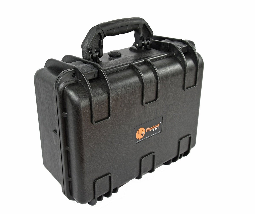 Elephant E210 Case with Foam for Camera, Video, Guns, Test and Metering Equipment Waterproof Hard Plastic Case