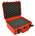 Elephant Elite EL1606 Orange Case with Foam for Action, Mirrorless and D-SLR Cameras, Gopro Video and Equipment, Guns, Waterproof Hard Plastic Case