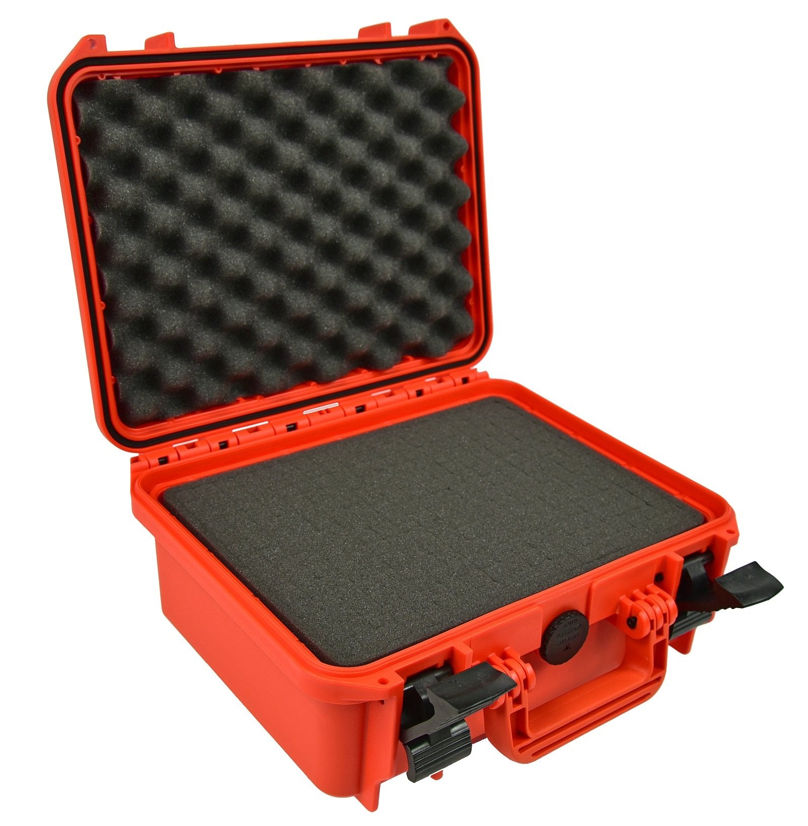 Elephant Elite EL1606 Orange Case with Foam for Action, Mirrorless and D-SLR Cameras, Gopro Video and Equipment, Guns, Waterproof Hard Plastic Case