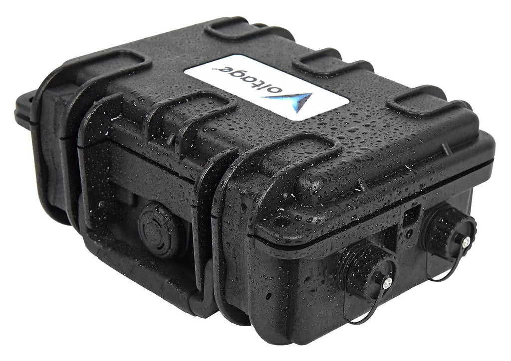 Voltage® V9D2W Trail Camera Waterproof External Battery Box with Wildlife Camera Cable DC Connector
