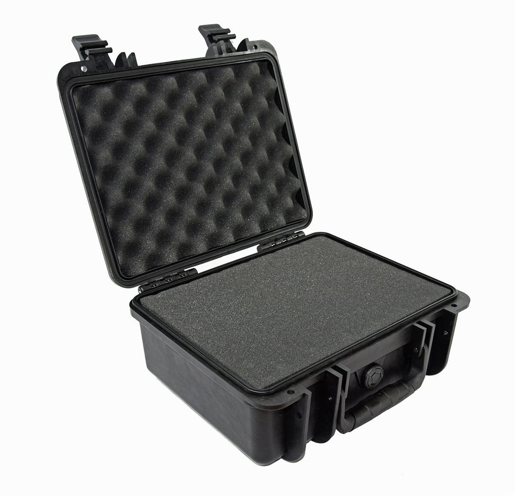 Elephant E160 Waterproof Case with Foam for Mirrorles Camera Small SLR, Professional Studio and Dj Headphone, Video and Gopro, Guns, Test and Metering Equipment Hard Plastic Case