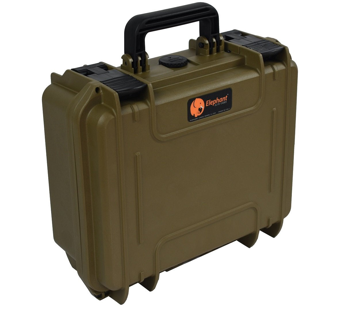Waterproof Pistol Hand Gun Case Elephant Elite EL1105 Sahara Green Pistol case for Full Size Beretta Ruger Smith & Wesson Sig Sauer Taurus Kimber Glock and Many More