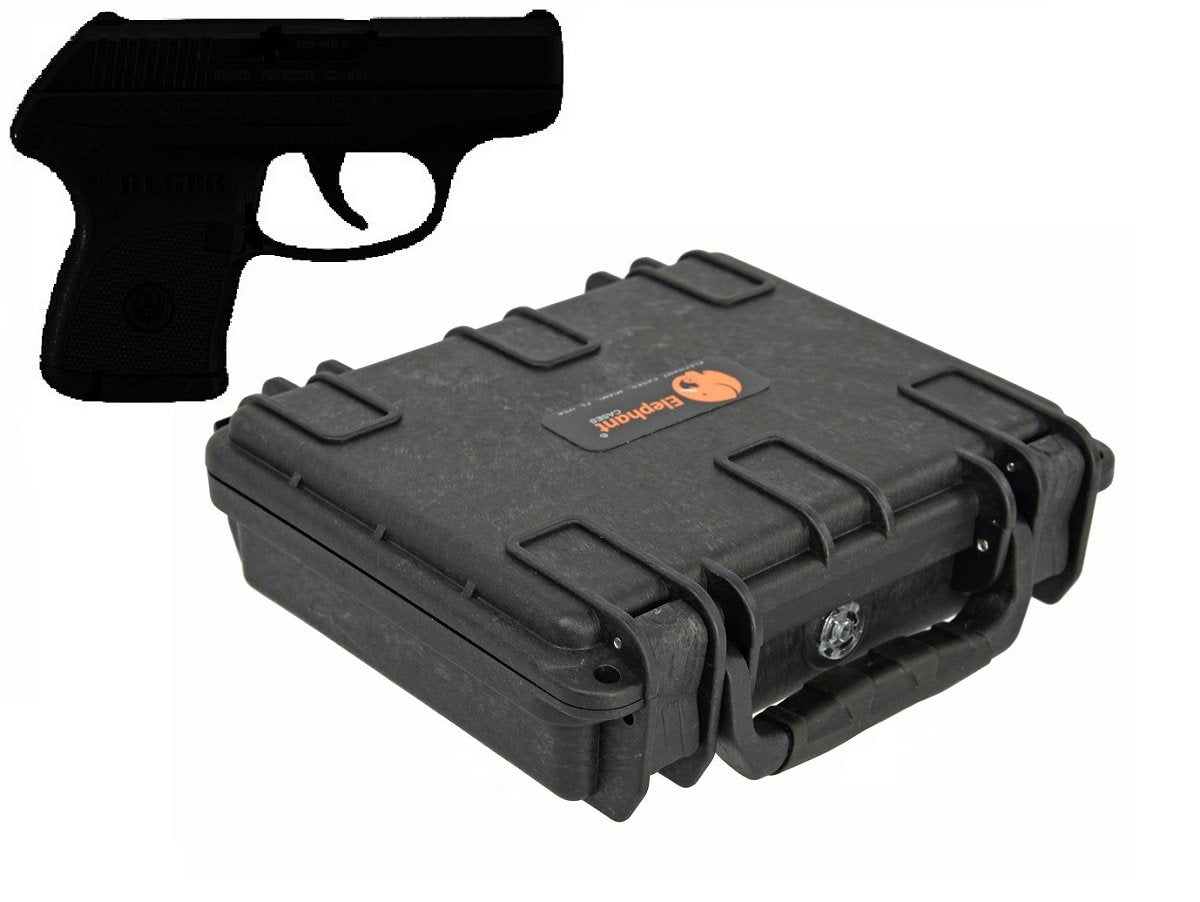 Elephant Concealed Carry Small/Mini Handgun Hard Case E090 for Any Small Pocket Gun Under 6" of Overall Length or Smaller