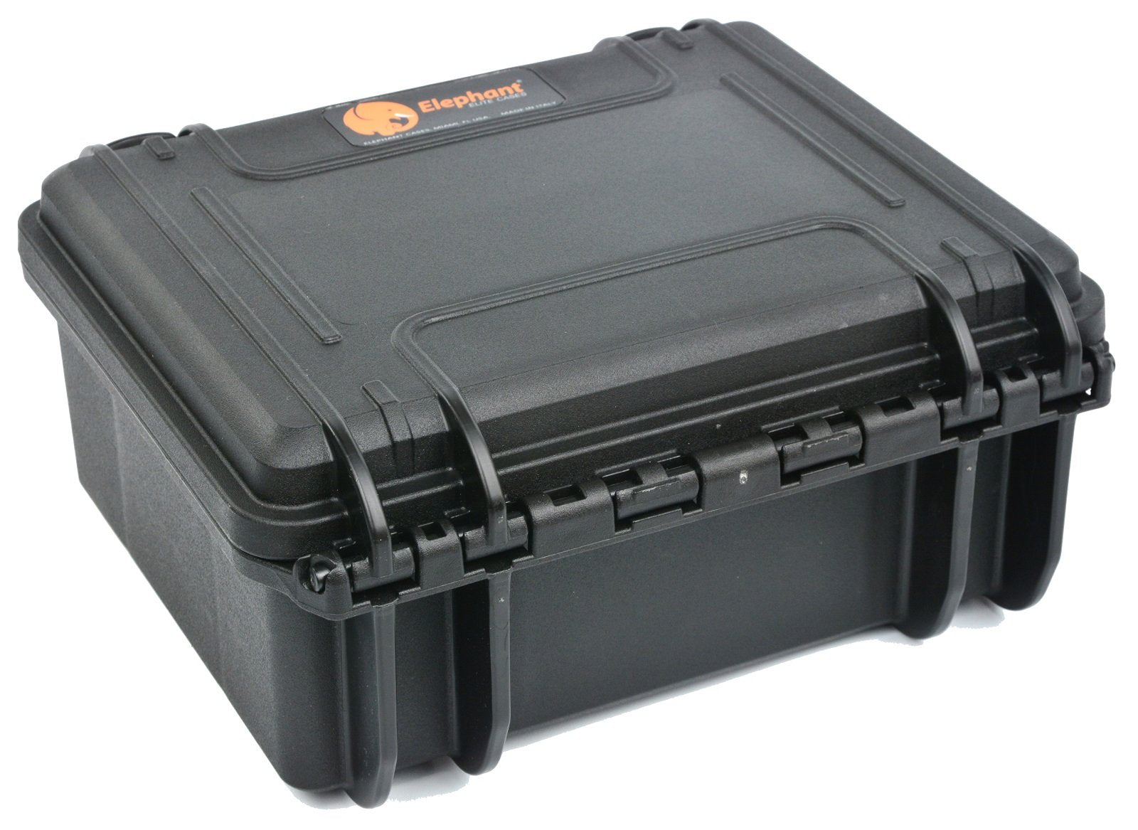 Elephant Cases 10" x 9" x 4" Waterproof IP67 Hard Plastic Case with Pre-Cubed Foam for Action Cameras photo equipment and more