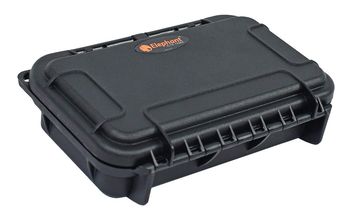 Elephant® Waterproof Dust-Proof Professional 26 SD Memory Card Protective Case ELSD-26BB Black Case with Black Foam.