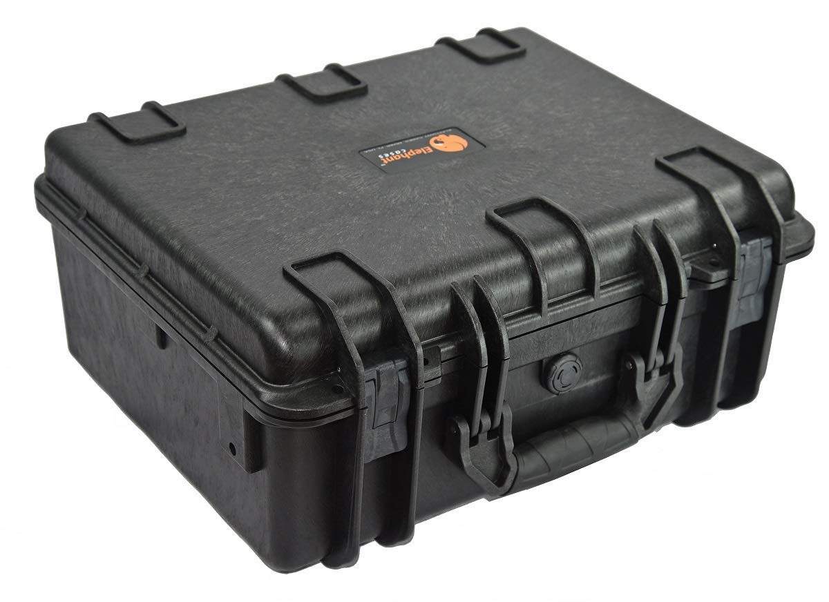 Elephant E230 Case with Foam for Camera, Video, Guns, Test and Metering Equipment Waterproof Hard Plastic Case