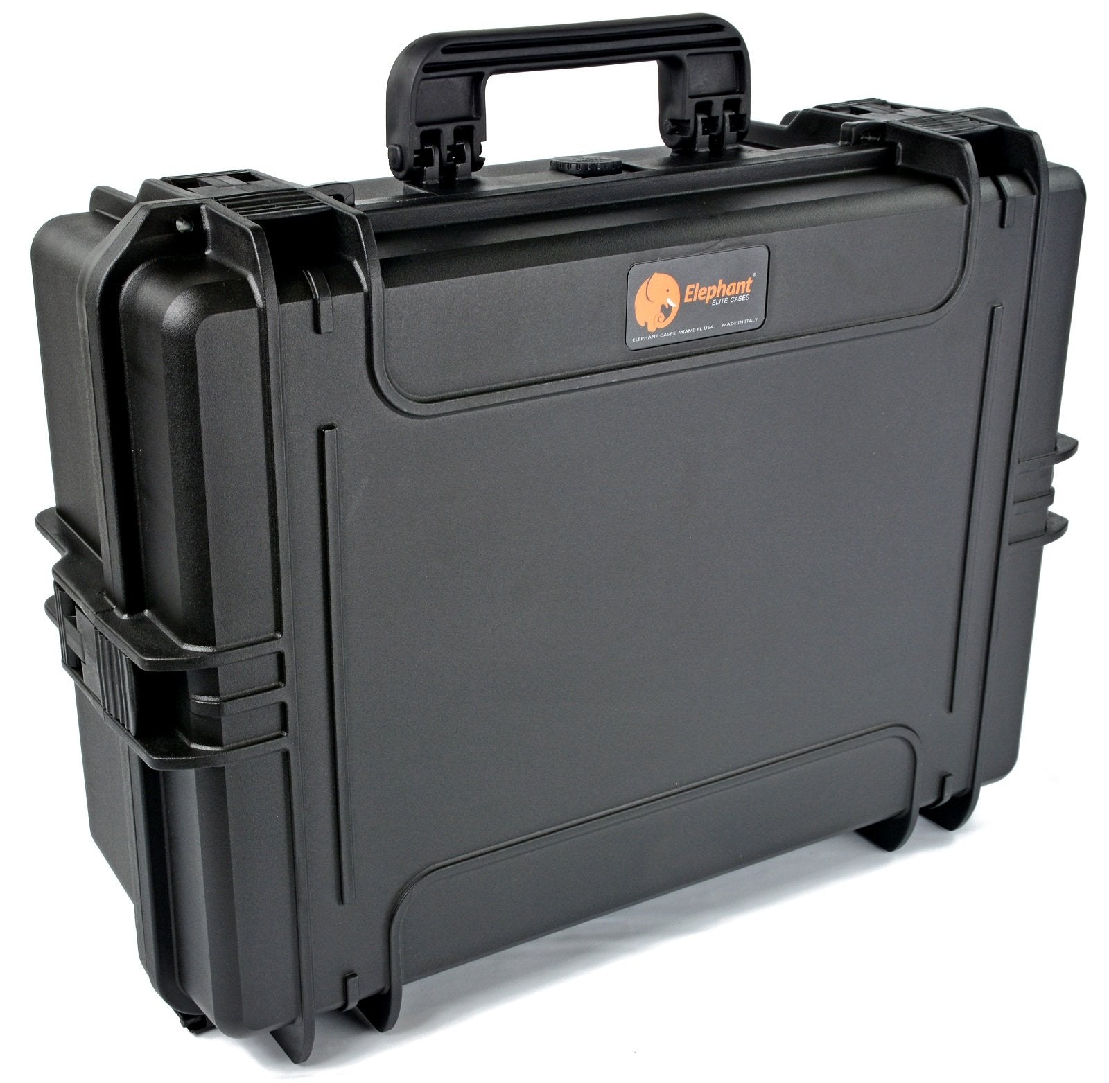 Elephant Elite EL1907 Case with Foam for Large D-SLR Cameras with Lenses, Audio and Video Equipment, Guns, Waterproof Hard Plastic Case
