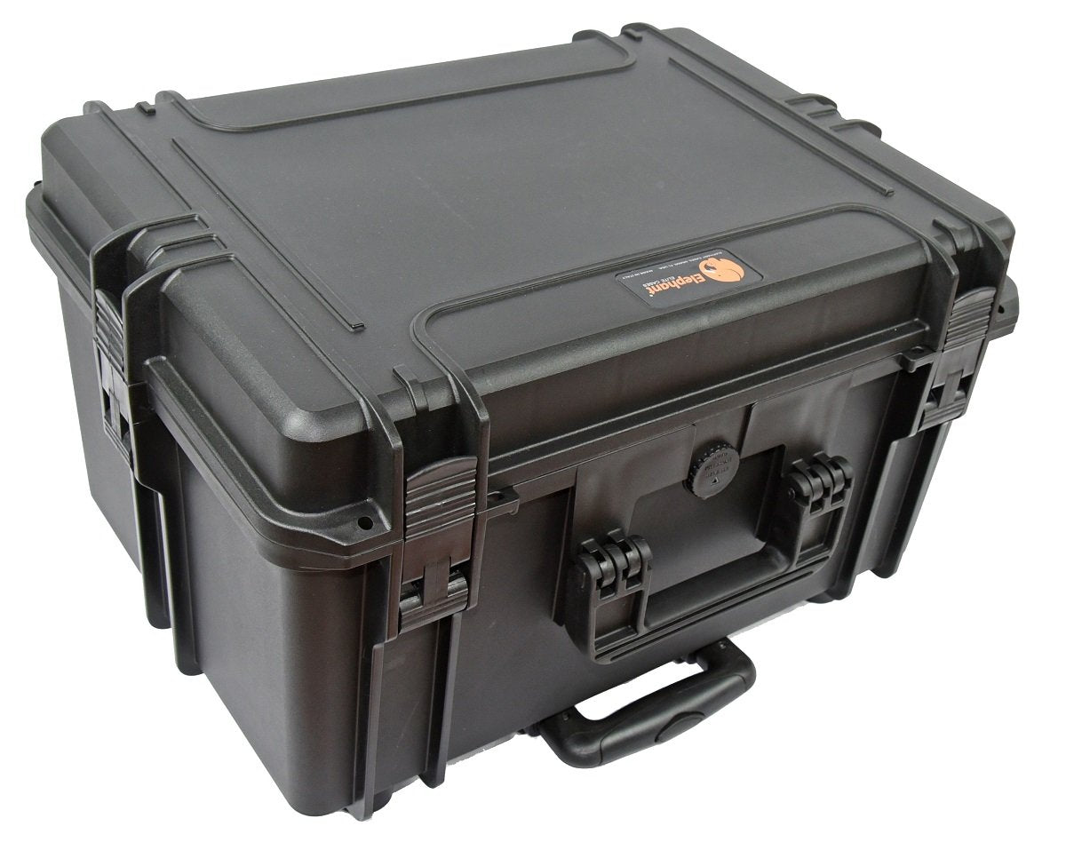 Waterproof Hard Case with Wheels Elephant Elite EL1911W Large Deep Equipment Waterproof Case