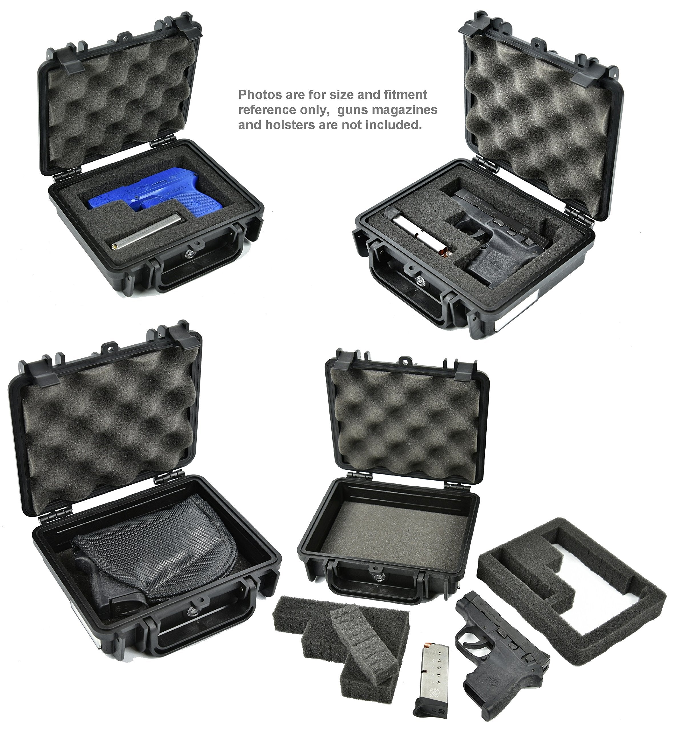 Elephant Concealed Carry Small/Mini Handgun Hard Case E090 for Any Small Pocket Gun Under 6" of Overall Length or Smaller
