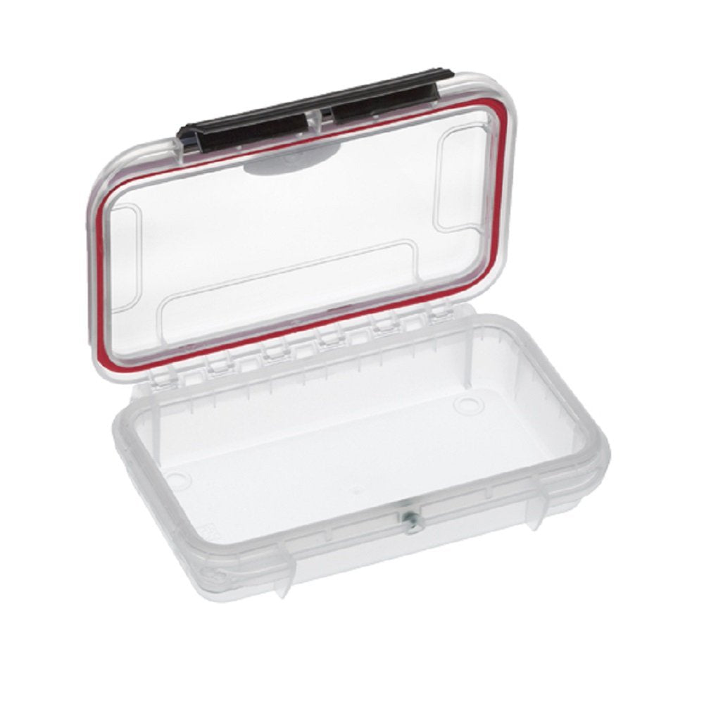Elephant Cases Small Clear Dry Case Waterproof Tackle Box EL006C Utility Case Built in Pressure Equalization Valve