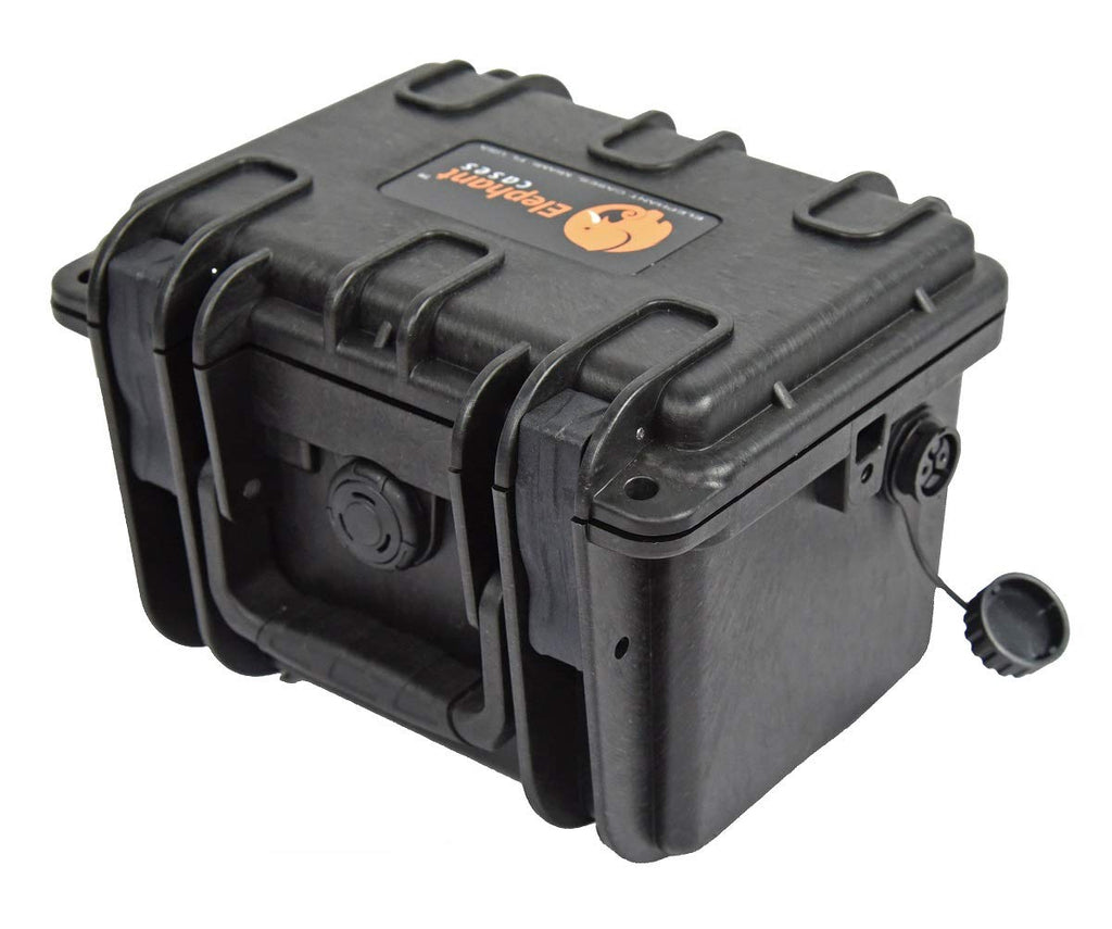 Elephant B100S2 Kayak Battery Box Waterproof Battery Enclosure for Powering GPS, Fish Finders, Led Lights, Aerator Pump (2 pin Single)
