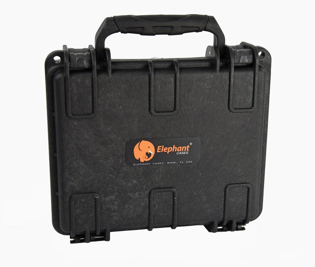 Elephant E090 Mini Case with Foam for Camera, Memory Cards, Hard Drives, Video,Vaporizer Kits, Guns, Vaporizer Kit, Test and Metering Equipment Waterproof Hard Plastic Case