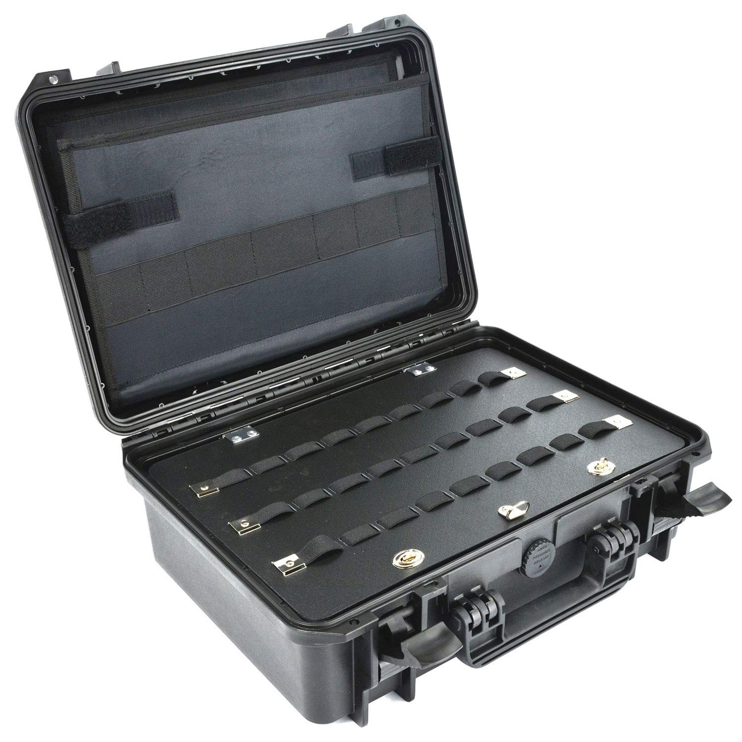 Elephant Elite EL1606t waterproof Technician tool organizer case, briefcase with neck strap