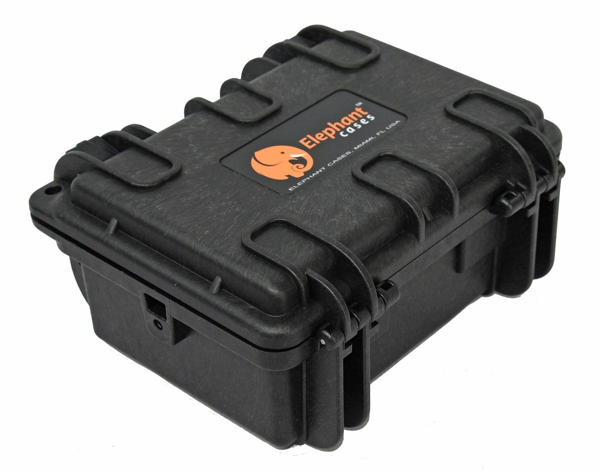 Elephant Concealed Carry/Small Handgun Hard Case E095 for Ruger LCP Bodyguard 380 2 Lc9 Taurus Pt738 Pt709 Sccy Cpx-2 Keltec and Any Gun Under 6-3/4" Length or Smaller